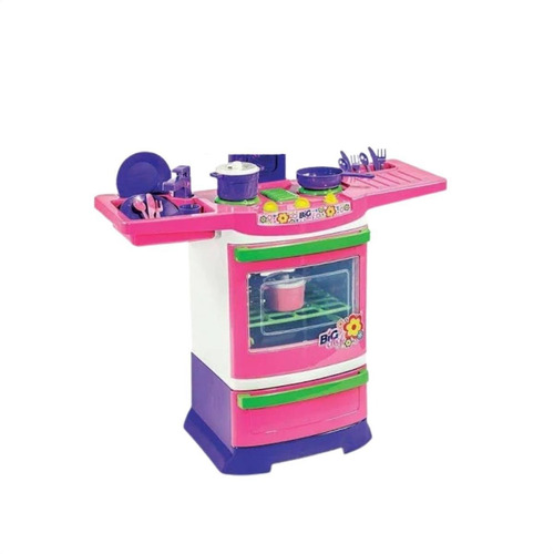 Imagem 4 de 10 de Fogãozinho Panelinha Cozinha Infantil Master Fogao Big Chef