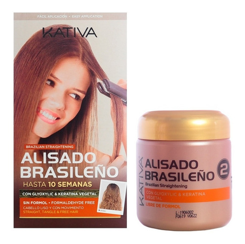 Kativa Alisado Brasileño Sin Formol Con Keratina Vegetal