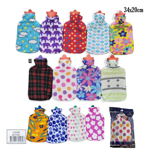 Guatero Goma Caucho Grande 2000ml + Funda Polar Calor
