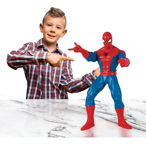 Spiderman Marvel Muñeco Gigante 50cm Articulado Original ! 