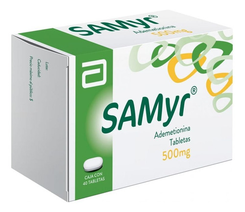 Samyr (ademetionina) 500 Mg 40 Tabletas