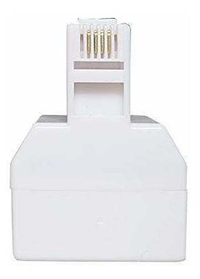 Divisor Y Adaptador De Doble Conector Telefónico Rj11, 2 Uni