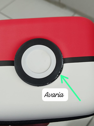 Kit Com 3 Bolsas Porta Cartas Pokemon Com Avaria Estampa