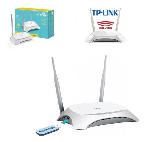 Router N 3g/4g Tp Link 300mbps 02 Antena Pendrive O Wlan 
