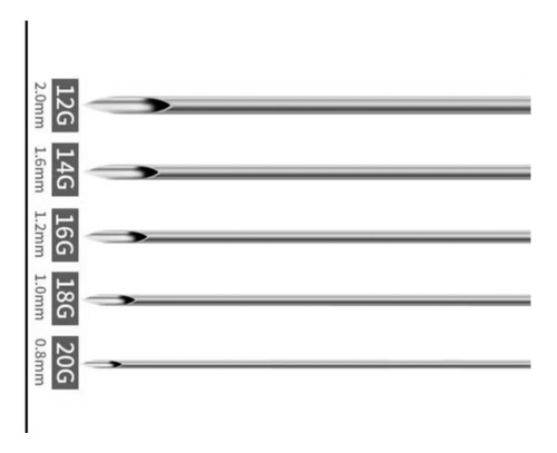 Agulha Americana Piercing ( Unidade )