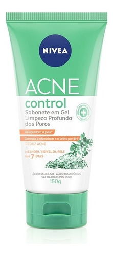 Nivea Sabonete Facial Em Gel Acne Control 150ml Tipo de pele Oleosa