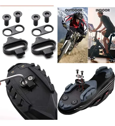 Tacos de bicicleta para Shimano SPD, juego de calas para ciclismo de  interior y bicicleta de montaña - AliExpress