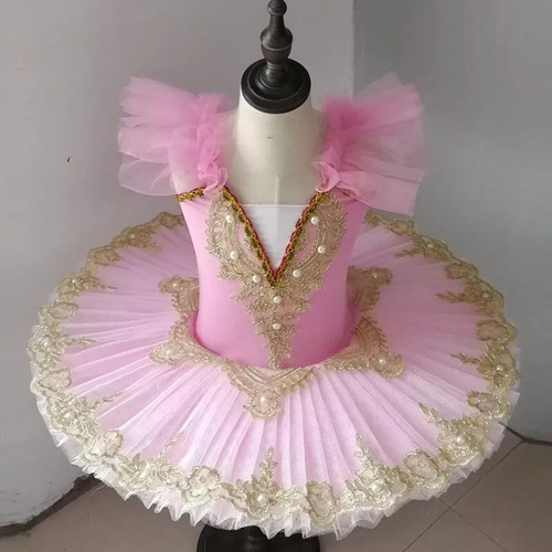 Falda Corta De Ballet Infantil Con Luz Led