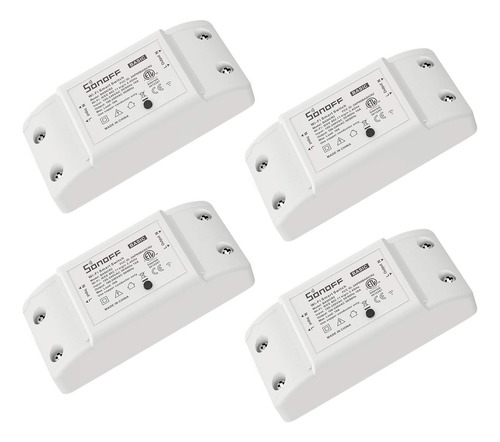 4 Sonoff Basicr2 10a Wifi Interruptores Inteligentes Switch