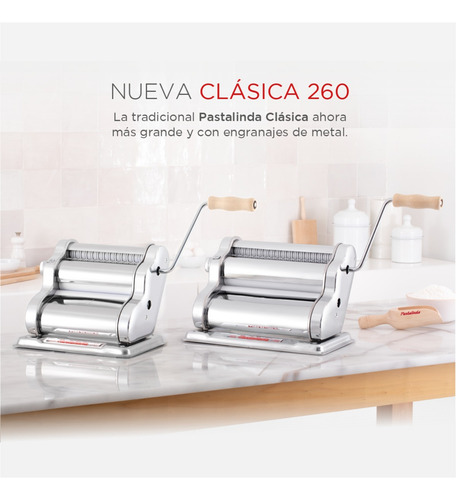 Imagen 7 de 7 de Pastalinda Máquina Clásica 260 Cromada