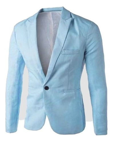 Blazer Informal De Manga Larga Para Hombre, Chaqueta