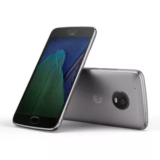 Smartphone Motorola Moto G5 Plus Gris 32gb 4g Lte + Vidrio T