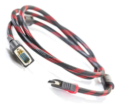 Cable Hdmi A Vga Adaptador Macho Convertidor 4k 1.5 M