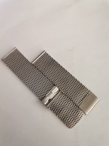 Extensible En Acero Tipo Mesh Original Seiko 