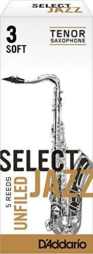 Rico Selecciona Jazz Lengüetas Para Saxofon Tenor