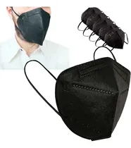 Comprar Barbijo X 4 Kn#95 Mascarilla Negro Tapa Boca Aprueba 