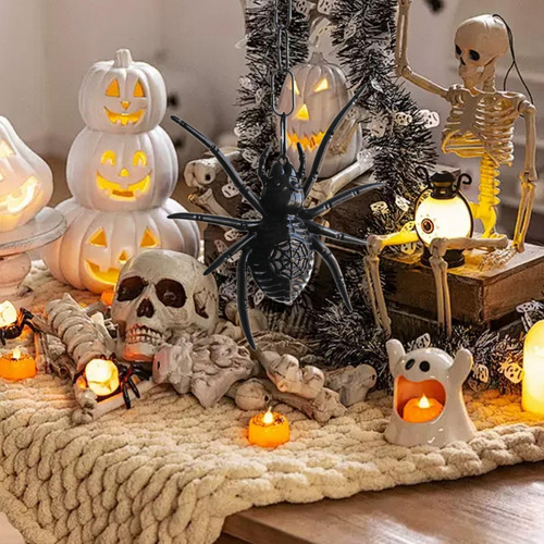 Lámpara De Araña Falsa Con Luz, Decoración Para El Negro