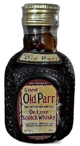 Botellita Miniatura Whisky Grand Old Parr De Luxe 