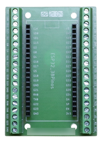 32x Placa Borne Interface Para Esp32 38 Pinos