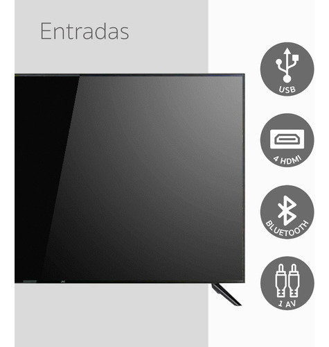 Pantalla Jvc Tv 49 Led Uhd Smart Roku 4k