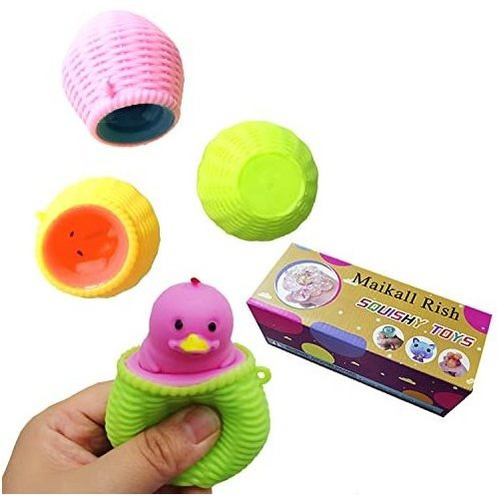 Maikall Rish Chick Stress Squeeze Toy 3 Pack Cute G7sbm