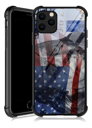 Funda Djsok Para iPhone 11- Bandera Americana Del Dólar