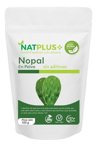 Nopal En Polvo 100g.