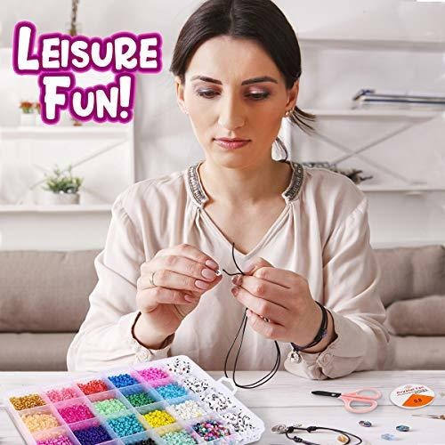 Funzbo Beads Kit De Fabricacion De Joyas Cuentas Para Pulser