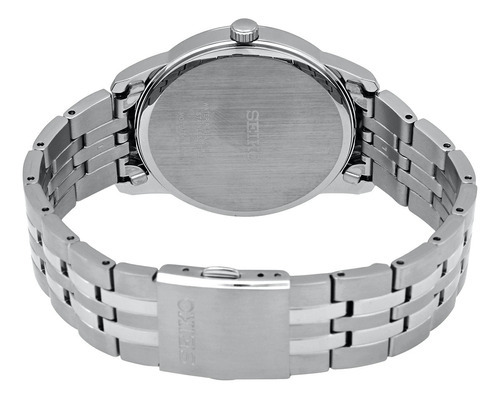 Reloj Seiko Hombre Sumergible A Pila Sur399 Color de la malla Plateado Color del bisel Plateado Color del fondo Azul