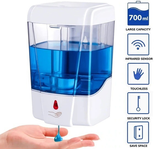 Imagen 2 de 10 de Dispensador Automático Sin Contacto De Jabón O Alcohol Gel