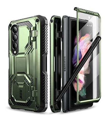 Funda Resistente Samsung Z Fold 4 I-blason Armorbox Verde