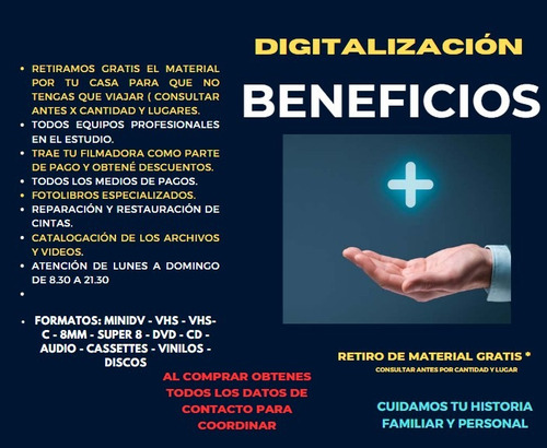 Imagen 5 de 9 de Digitalización Vhs - 8mm - Mini Dvd - Retiro Gratis Material