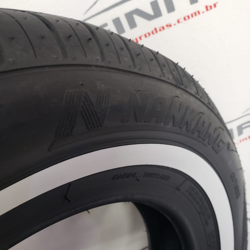 Imagem 3 de 7 de 1 Pneu 165/80 R15 Faixa Branca Aro 15 Fusca Kombi Nankang