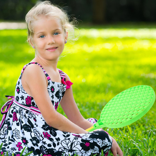 1 Juego De Raquetas De Tenis Para Niños, Pelota De Entrenami