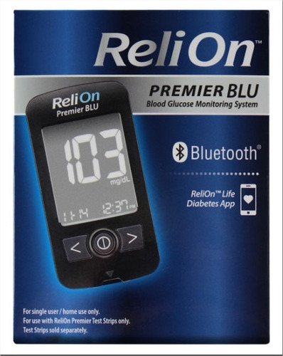 Glucometro Medidor De Glucosa Bluetooth App Relion 782001