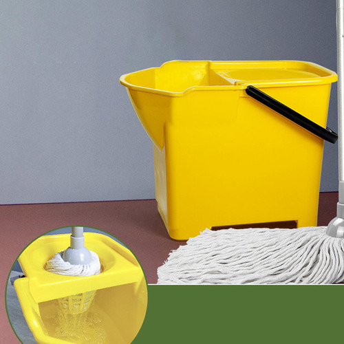 Cubo Para Fregar Con Asa, Fácil De Transportar, Con Colador
