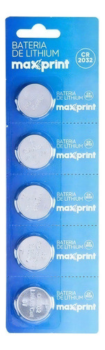 Bateria Cr2032 3v Para Placa Mãe (moeda) Maxprint De Lithium