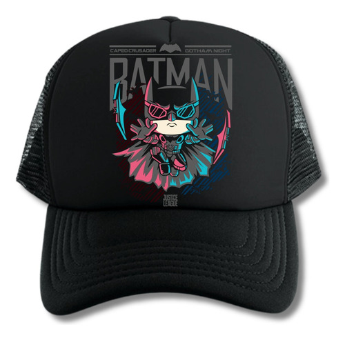 Gorra Trucker Batman Dc Pop Series Black 