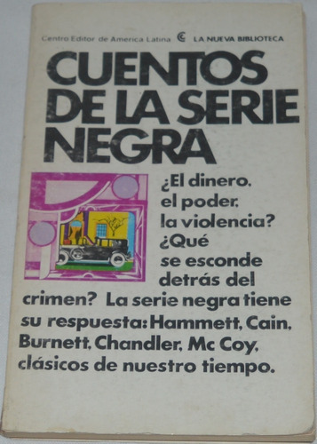 Cuentos De La Serie Negra Hammett Burnett Chandler Cain G35