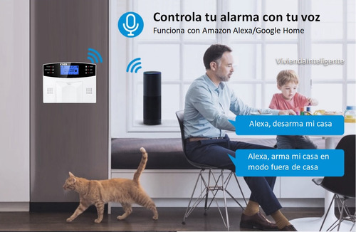 Alarma Gsm 4g Wifi Tuya Kit Económico Modelo 2024+cam Int