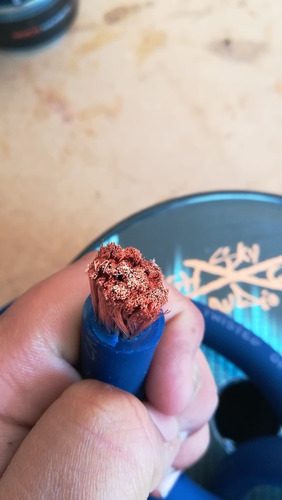 7 Metros De Cable Calibre 0 100% Cobre