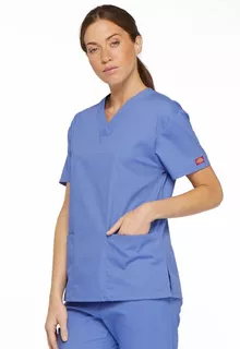 Pijama Quirúrgica Unisex Color Cielo Marca Dickies Medical