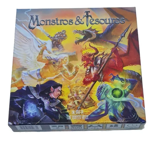 Monstros e Tesouros, um divertido jogo de cartas cheio de combates e  aventuras para você