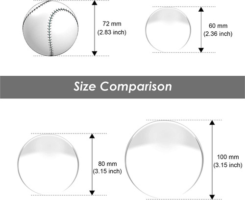 Emart - Bola De Cristal Transparente Para Accesorios De Foto