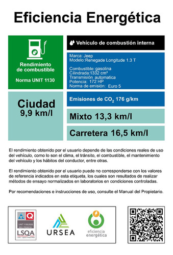 Jeep Renegade Longitude 1.3 T