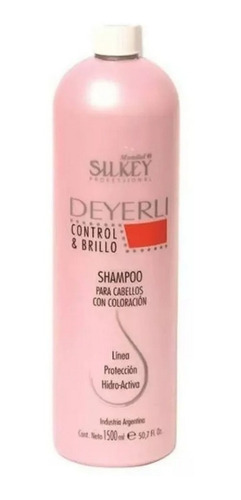 Deyerli Shampoo Para Cabellos Con Coloración 1500 Ml Silkey