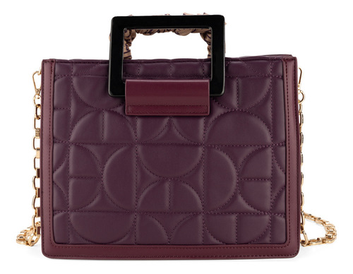 Bolsa Satchel Cloe Inaxy I Mediano Color Violeta