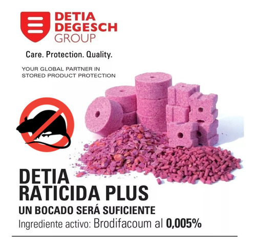 Veneno Raticida En Bloque Brodifacoum 1kg