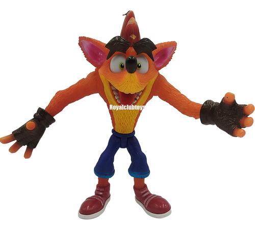 Figura Crash Bandicoot Premium 28 Cm Muñeco Grande