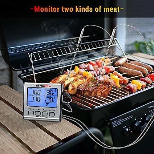 Thermopro Tp-17 Termometro Digital De Carne Para Cocinar Con